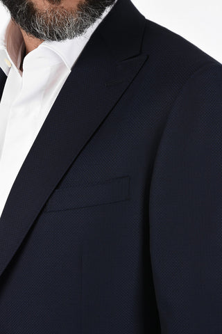 ZZEGNA peak lapel 1-button suit