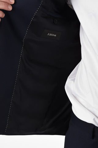 ZZEGNA peak lapel 1-button suit