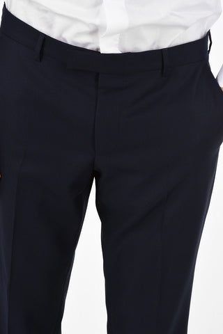 ZZEGNA peak lapel 1-button suit