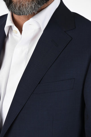 ZZEGNA Lined Twill Check Two Button Suit