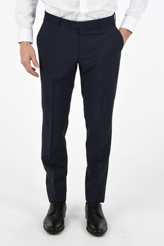 ZZEGNA Lined Twill Check Two Button Suit