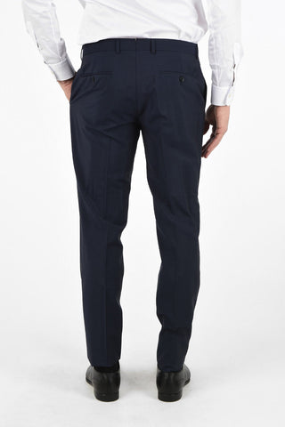 ZZEGNA Lined Twill Check Two Button Suit