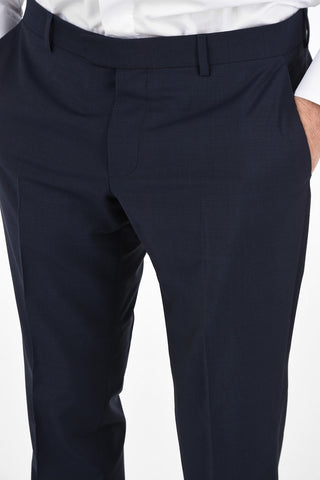ZZEGNA Lined Twill Check Two Button Suit