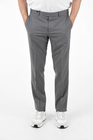 ZZEGNA Wool Straight Fit Pants