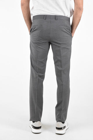 ZZEGNA Wool Straight Fit Pants