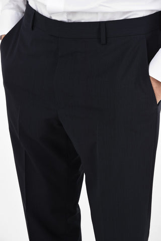 ZZEGNA Lined Two Button Suit with Flap Pockets
