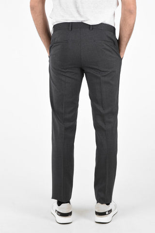 ZZEGNA Wool Narrow Fit Pants
