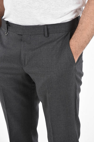 ZZEGNA Wool Narrow Fit Pants