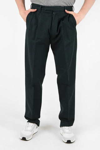 EZ LUXURY Cotton and Linen Double Pleat Pants