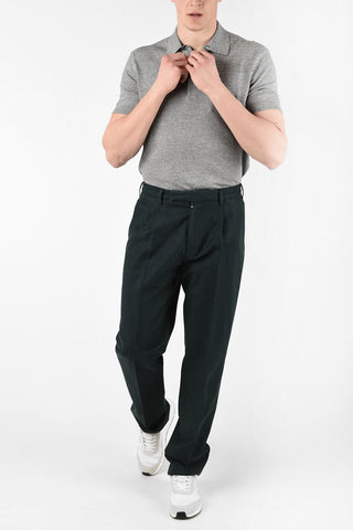 EZ LUXURY Cotton and Linen Double Pleat Pants
