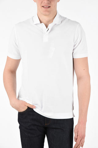 ZZEGNA Hidden Closure Polo Shirt