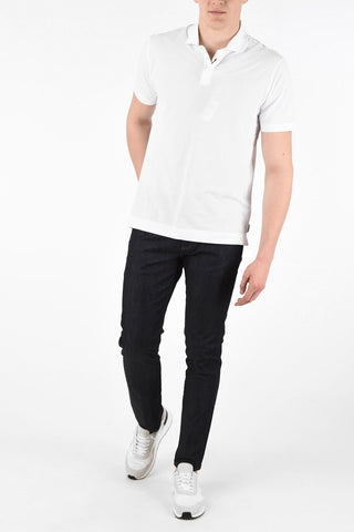 ZZEGNA Hidden Closure Polo Shirt