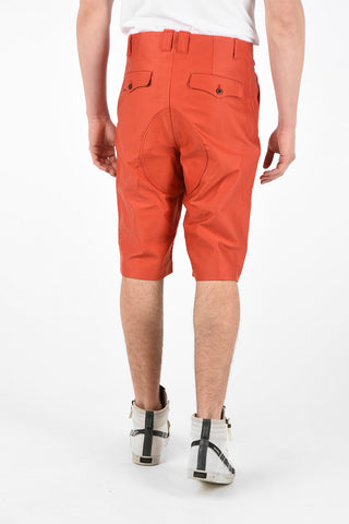 JUNYA WATANABE MAN Cotton Bermuda Shorts with Suspenders Buttons