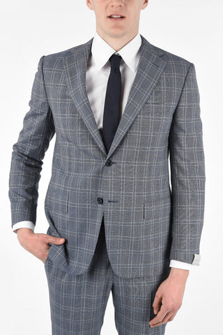 Side Vents Check Drop 6R 2-Button MANTUA Suit