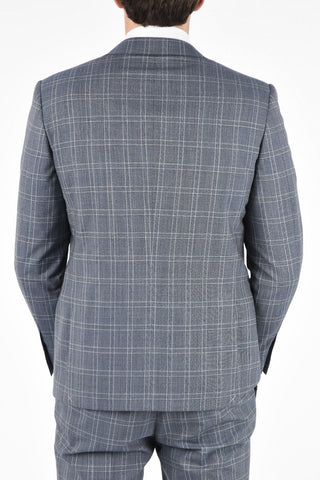Side Vents Check Drop 6R 2-Button MANTUA Suit