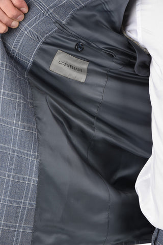 Side Vents Check Drop 6R 2-Button MANTUA Suit