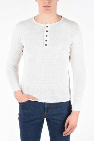 Linen Crew-Neck Sweater