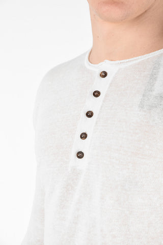 Linen Crew-Neck Sweater