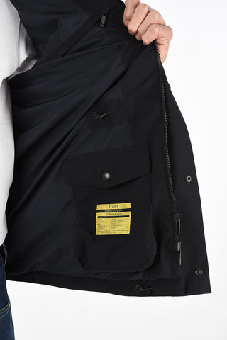 ZZEGNA Removable Hood Jacket with Maxi Patch Pockets