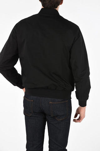 ZZEGNA Bomber Jacket with Zip Closure Pocket