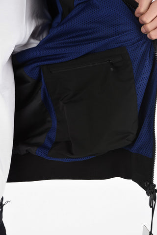 ZZEGNA Bomber Jacket with Zip Closure Pocket