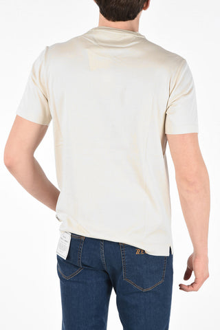ZZEGNA Printed Crewneck T-shirt