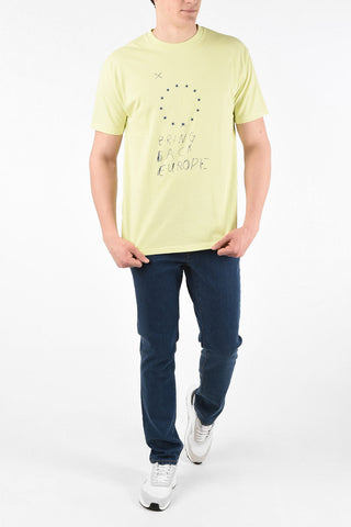 Cotton Printed Oversized Crew-Neck T-Shirt 