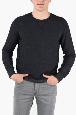 EZ LUXURY Ribbed Crewneck Sweater