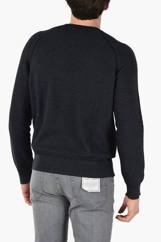 EZ LUXURY Ribbed Crewneck Sweater