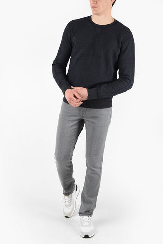 EZ LUXURY Ribbed Crewneck Sweater
