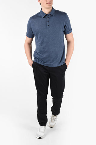 EZ LUXURY Linen Polo Shirt