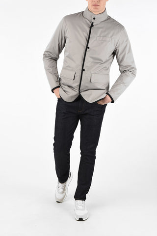 ZZEGNA Reversible Jacket with Snap Button Closure