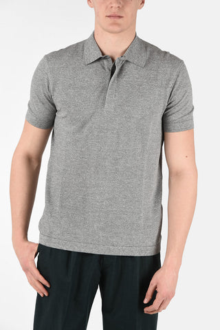 EZ LUXURY Short Sleeve Polo Shirt with Hidden Closure 