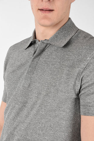 EZ LUXURY Short Sleeve Polo Shirt with Hidden Closure 