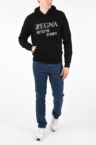 ZZEGNA Printed Hoodie