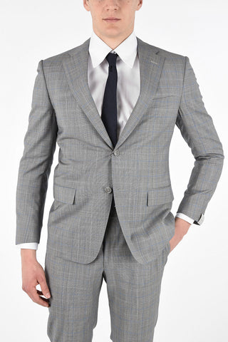 Side Vents Check Drop 6R 2-Button MANTUA Suit