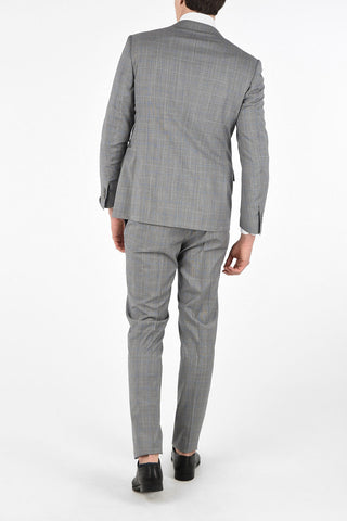 Side Vents Check Drop 6R 2-Button MANTUA Suit