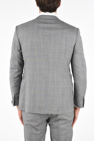 Side Vents Check Drop 6R 2-Button MANTUA Suit