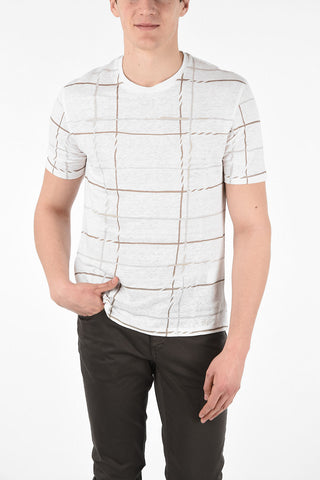 EZ LUXURY T-Shirt Girocollo Ceck Ricamata 