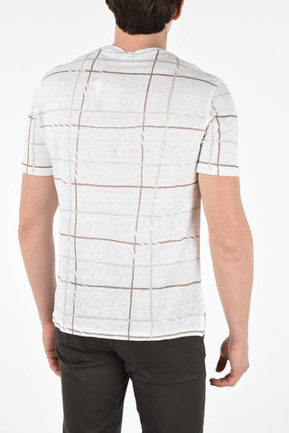 EZ LUXURY T-Shirt Girocollo Ceck Ricamata 