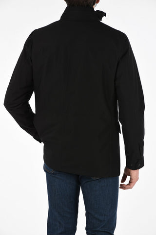 ZZEGNA Removable Hood Jacket with Maxi Patch Pockets