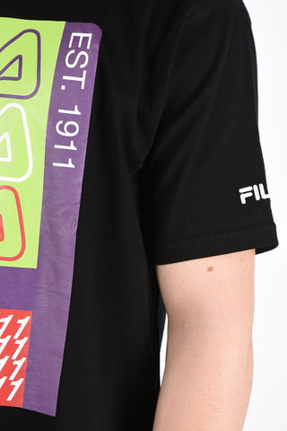 T-Shirt Girocollo in Cotone con Stampa