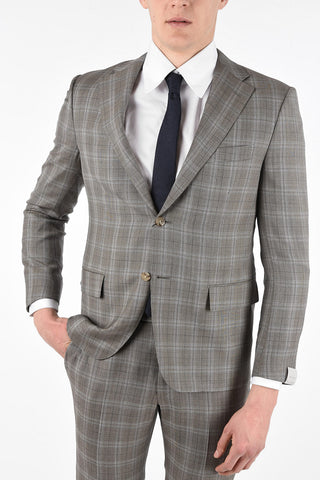 Side Vents Check Drop 6R 2-Button MANTUA Suit