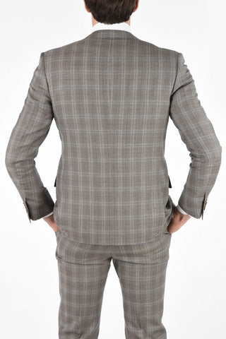 Side Vents Check Drop 6R 2-Button MANTUA Suit