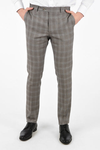 Side Vents Check Drop 6R 2-Button MANTUA Suit