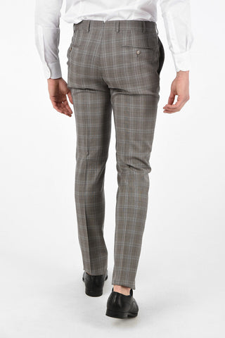 Side Vents Check Drop 6R 2-Button MANTUA Suit