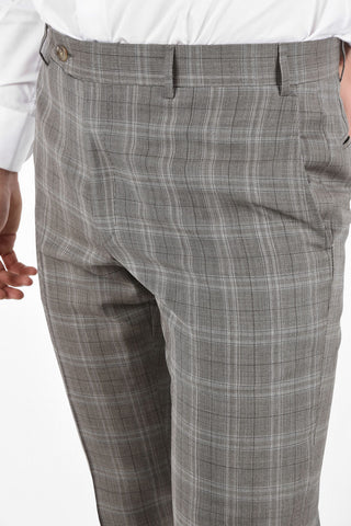 Side Vents Check Drop 6R 2-Button MANTUA Suit
