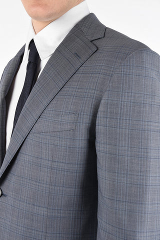 Side Vents Check Drop 6R 2-Button MANTUA Suit