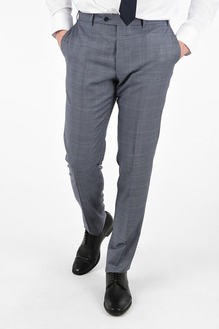 Side Vents Check Drop 6R 2-Button MANTUA Suit