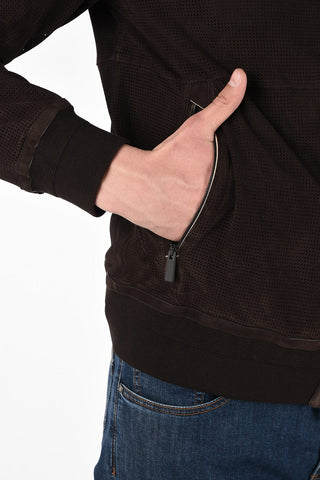 EZ LUXURY Leather Reversible Jacket with Zip Closure